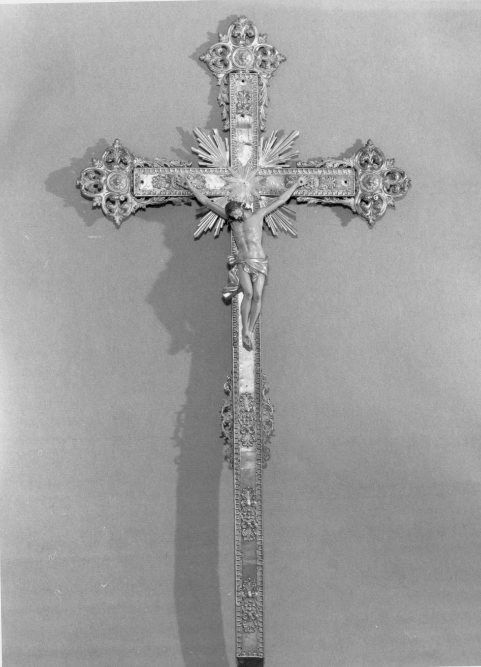 croce processionale - bottega lombarda (sec. XIX)