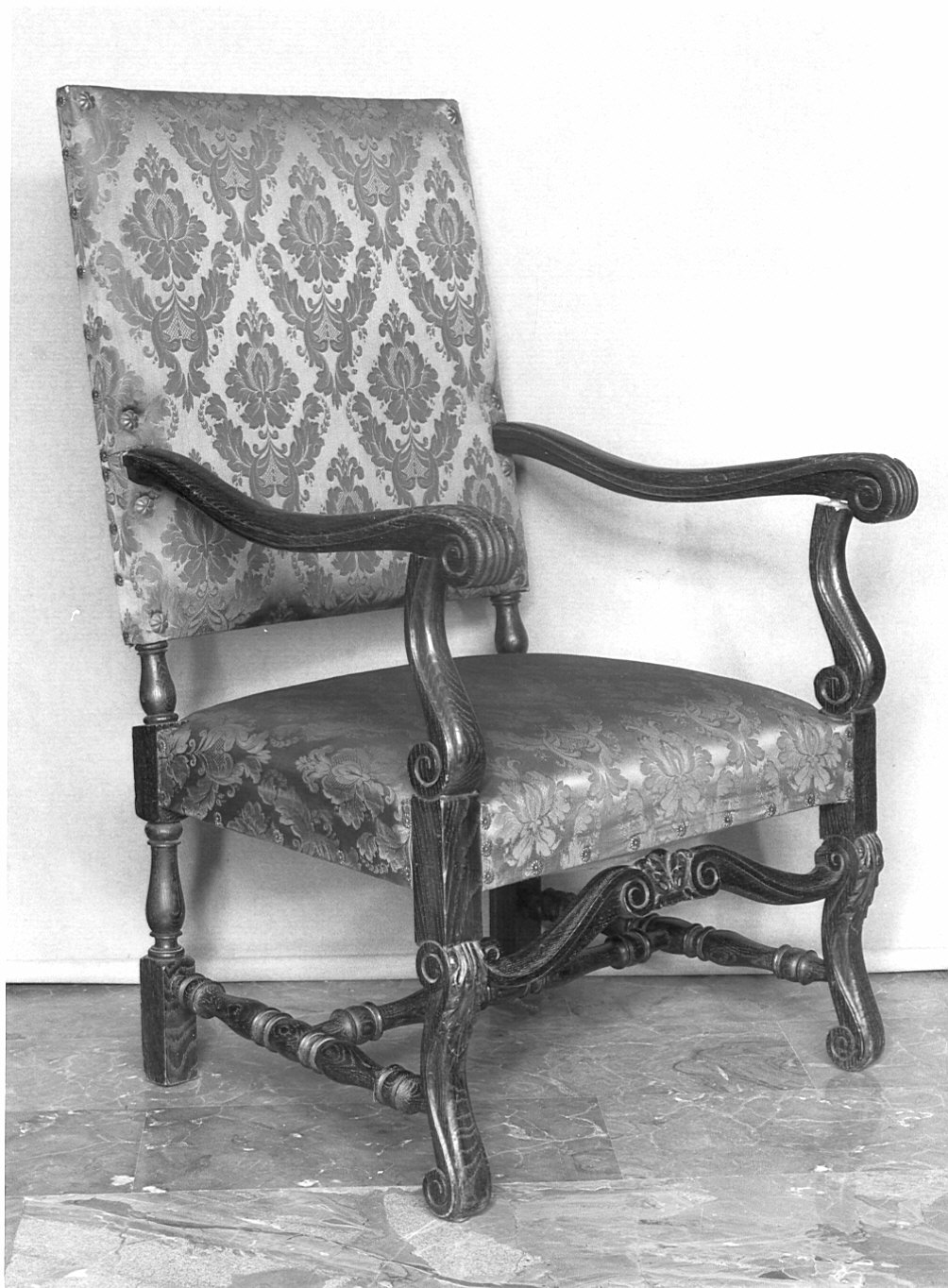 poltrona - bottega lombarda (sec. XVII)