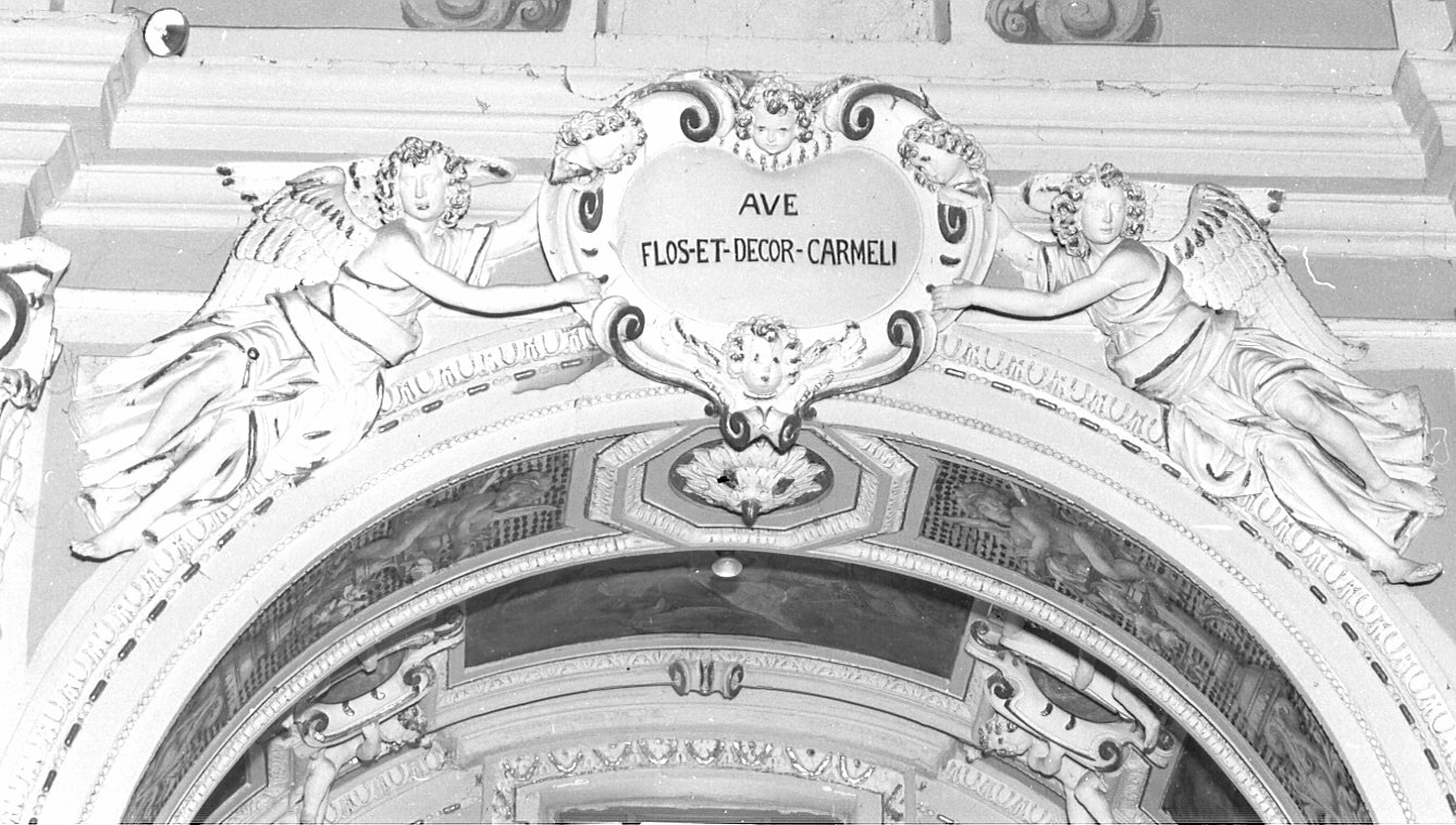 decorazione plastica, complesso decorativo - bottega lombarda (fine/inizio secc. XVII/ XVIII)