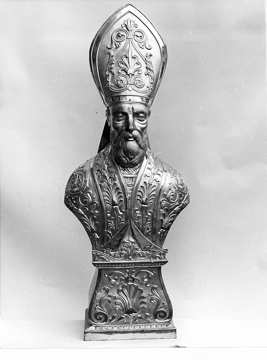 reliquiario - a busto - bottega lombarda (sec. XIX)