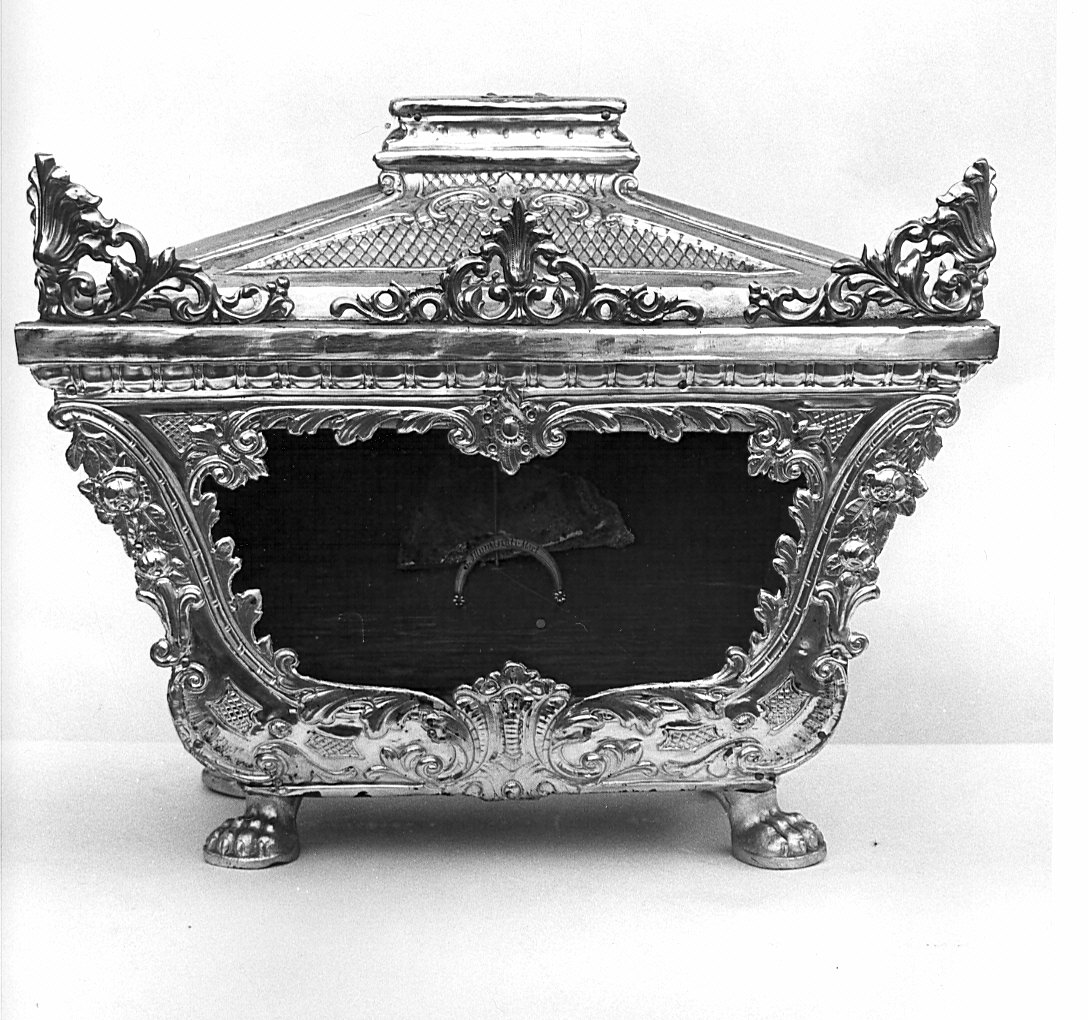 reliquiario, serie - bottega lombarda (fine sec. XVIII)