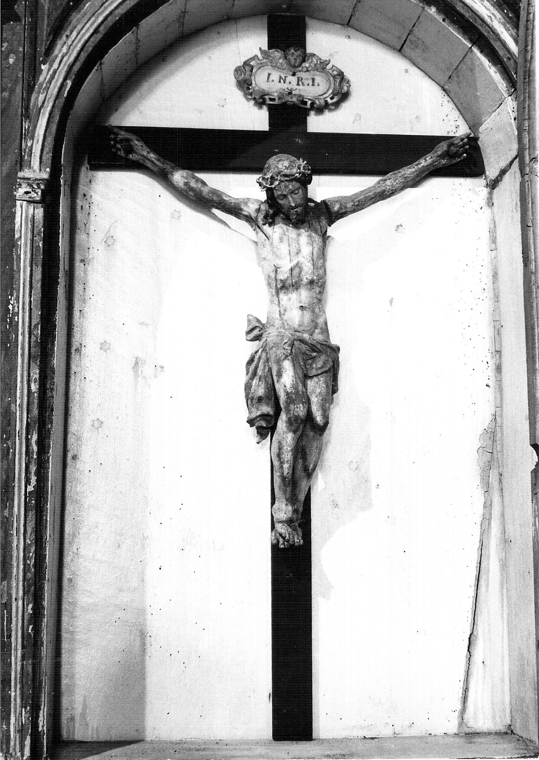 crocifisso, opera isolata - bottega lombarda (sec. XVII)