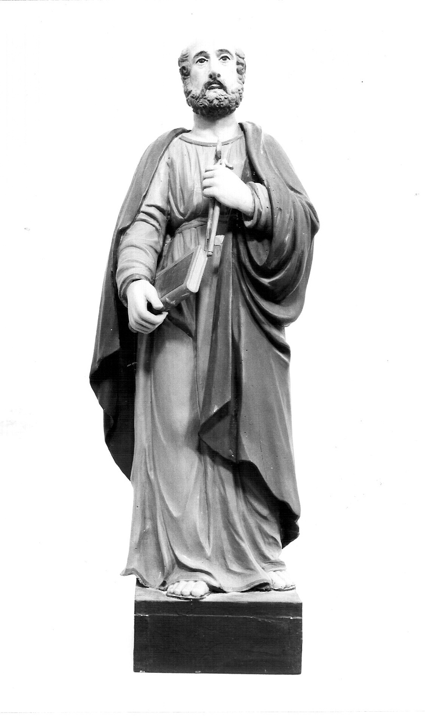 San Pietro Apostolo (scultura, opera isolata) di Fossati Baldassarre (sec. XIX)