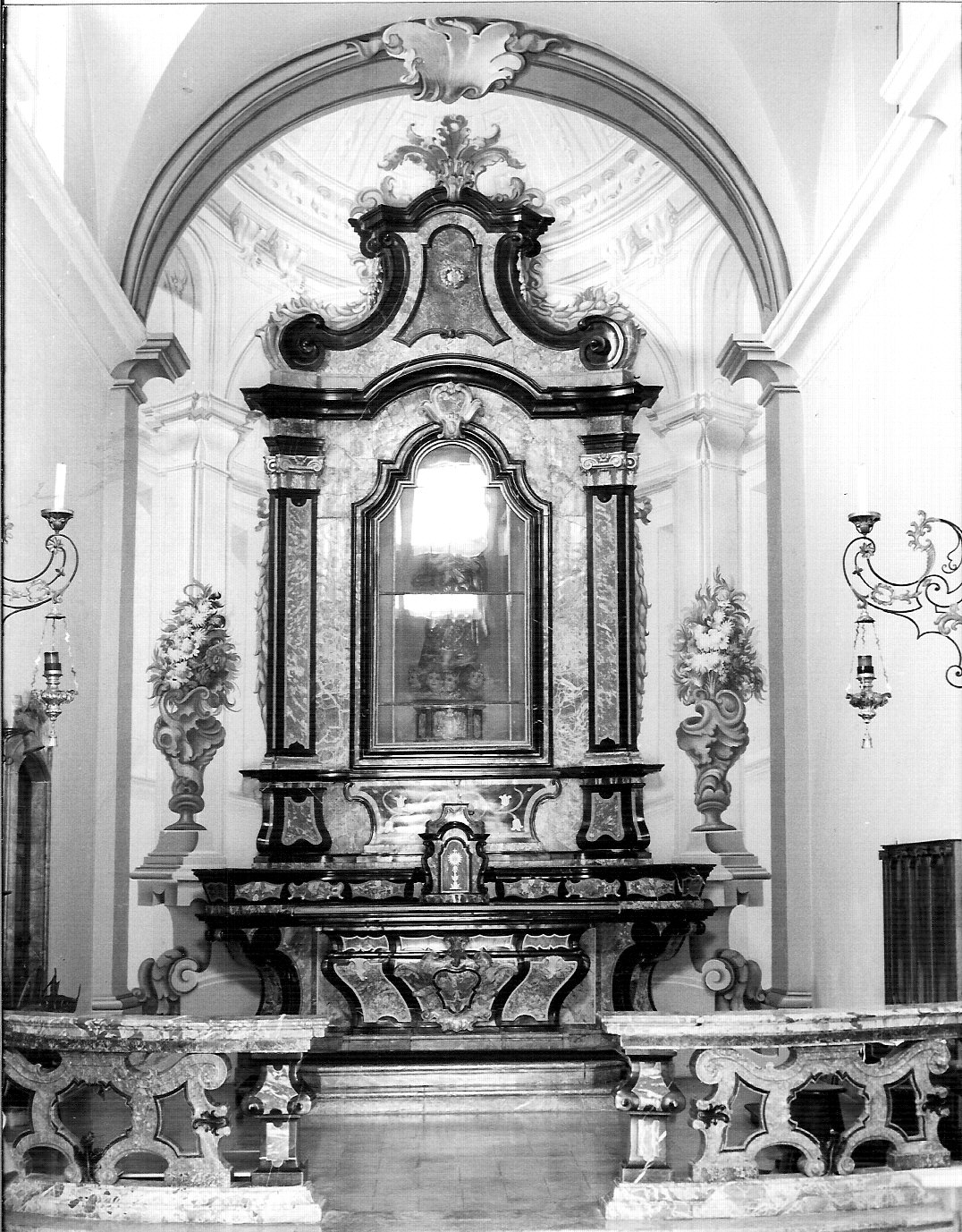 altare maggiore, opera isolata - bottega lombarda (sec. XVIII)