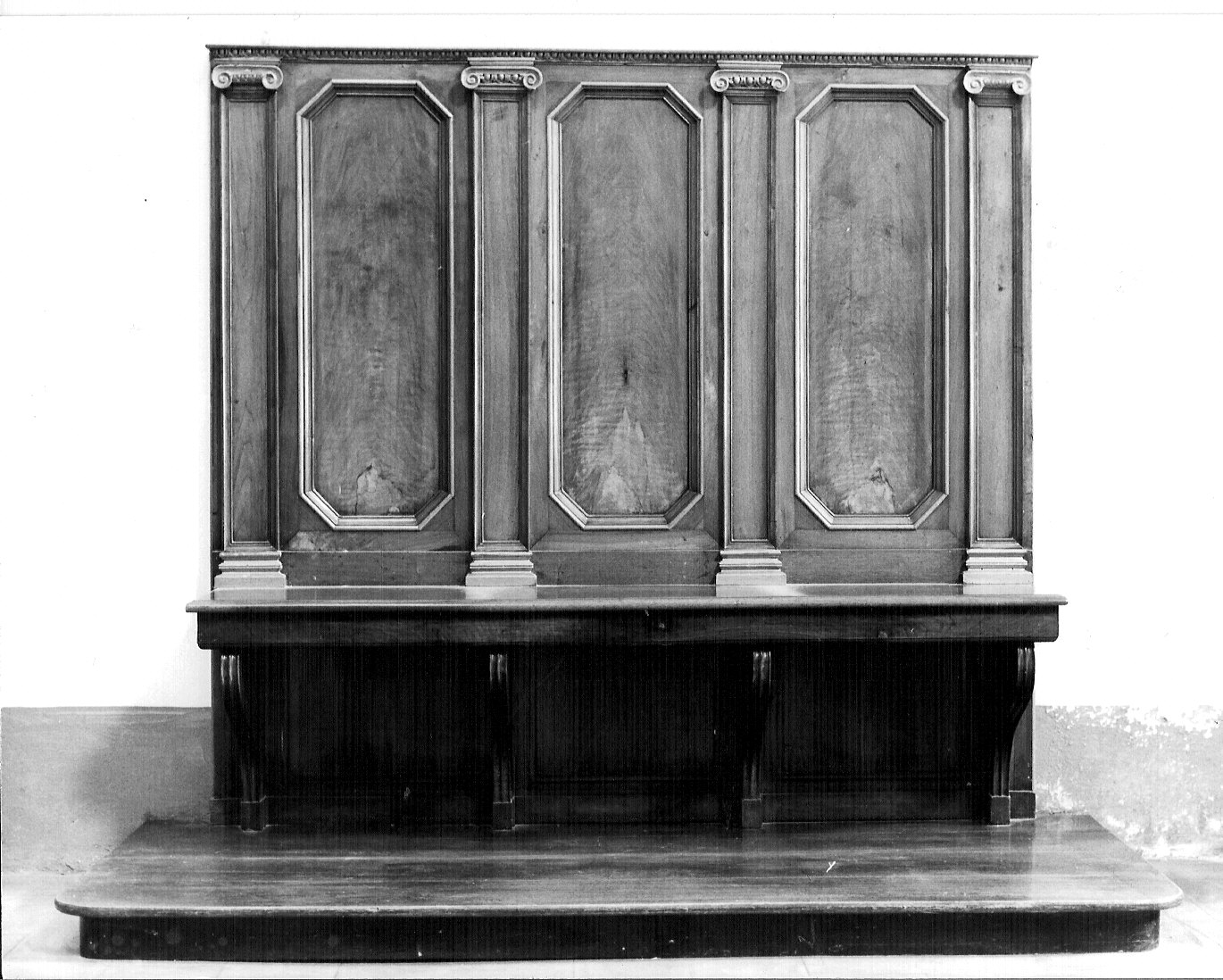 pancale da chiesa, opera isolata - bottega lombarda (sec. XIX)