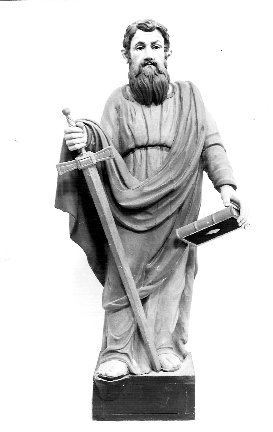San Paolo Apostolo (scultura, opera isolata) di Fossati Baldassarre (sec. XIX)