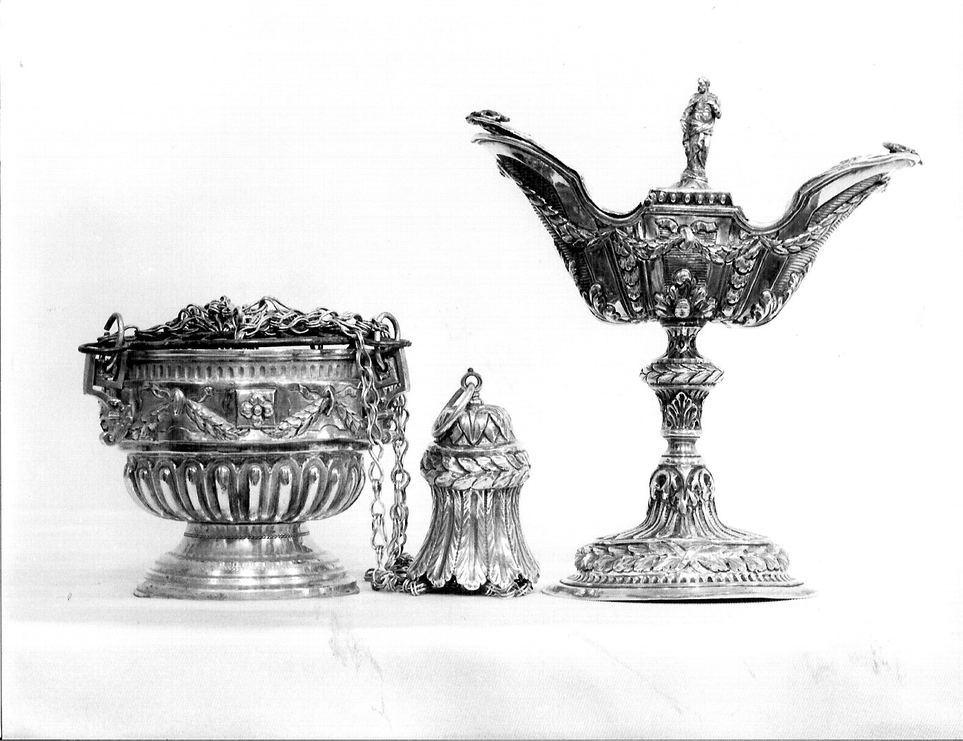 servizio per aspersione, insieme - bottega lombarda (sec. XIX)