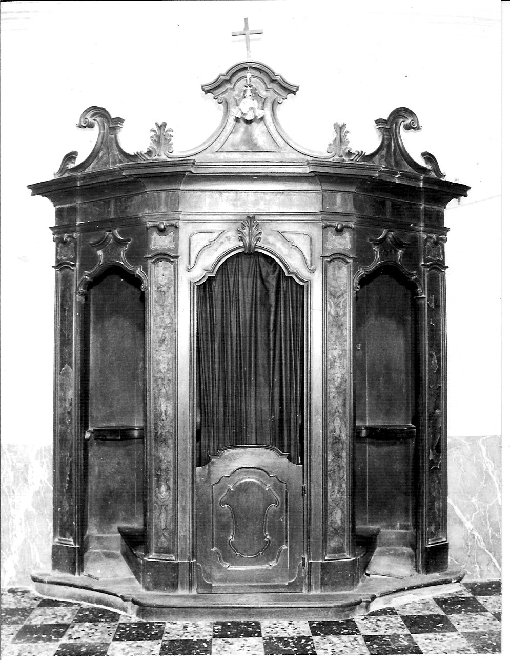 confessionale, opera isolata - bottega lombarda (sec. XIX)