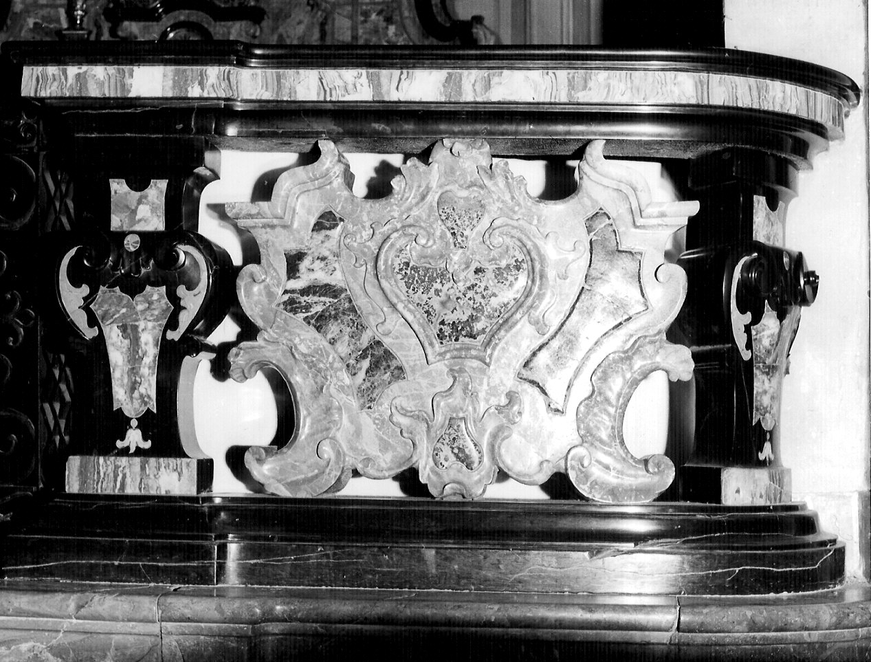 balaustrata, opera isolata - bottega lombarda (sec. XVIII)