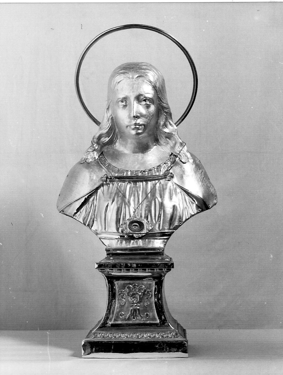 reliquiario - a busto, opera isolata - bottega lombarda (sec. XIX)