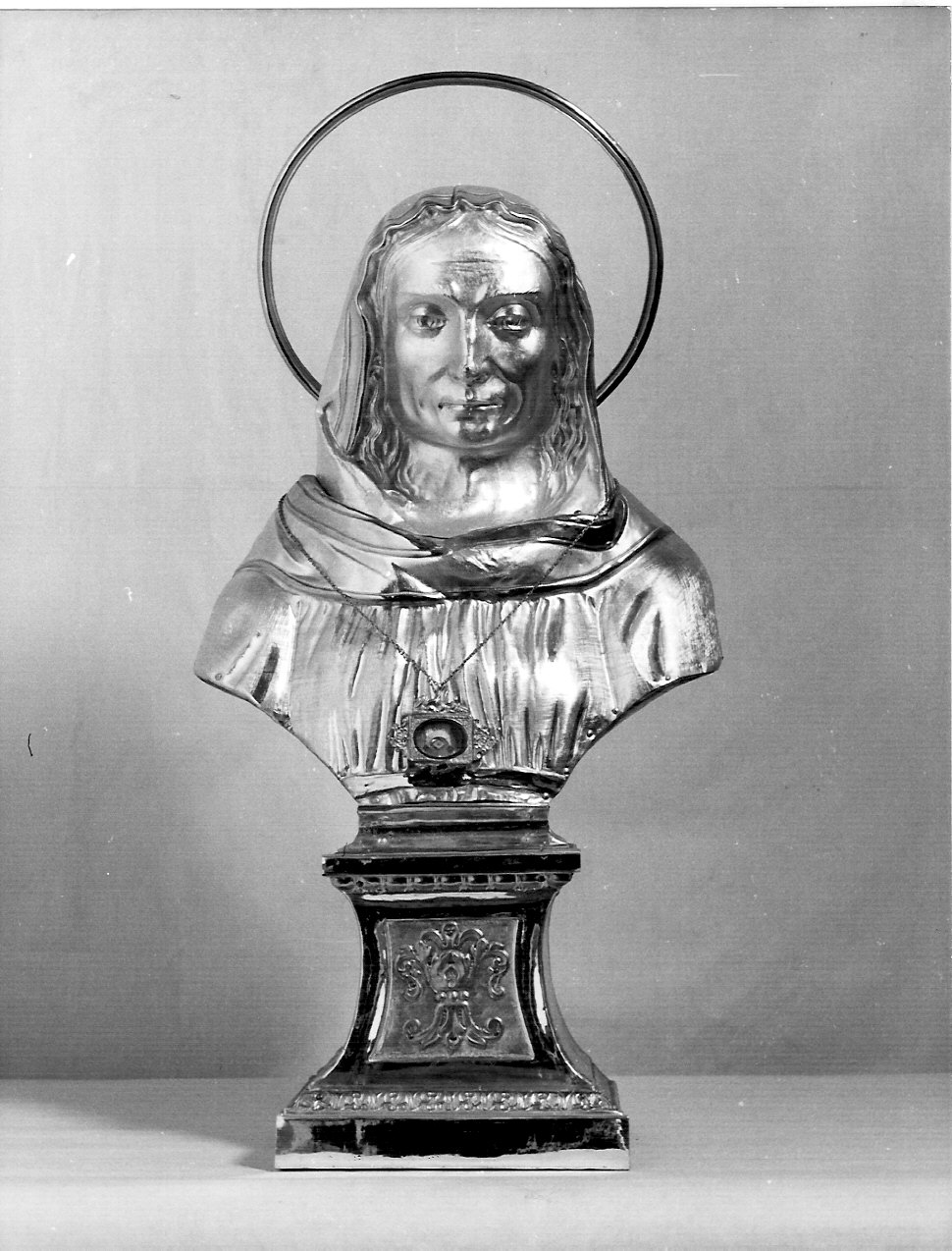 reliquiario - a busto, opera isolata - bottega lombarda (sec. XIX)