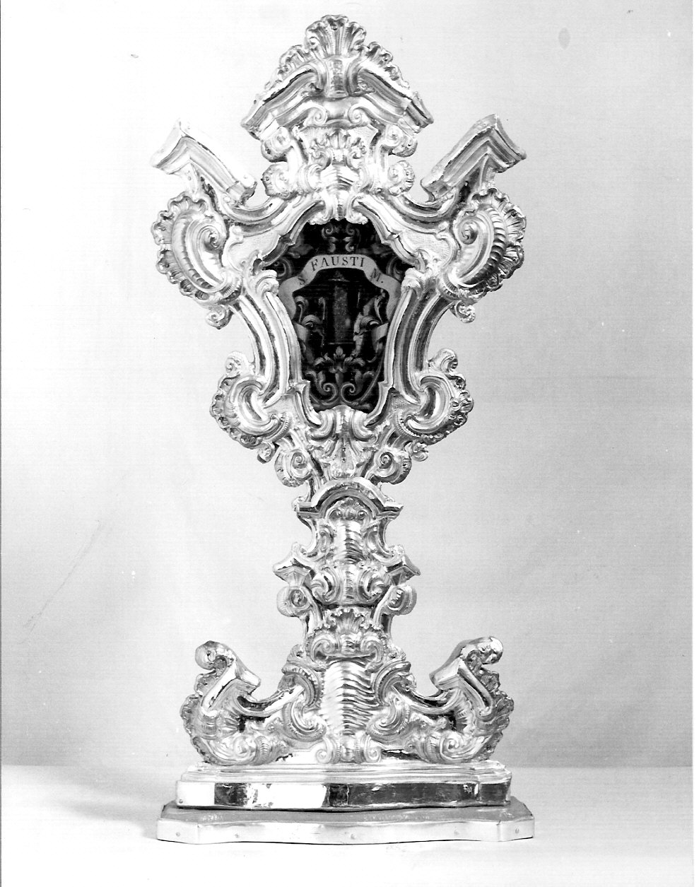 reliquiario, serie - bottega lombarda (sec. XVIII)
