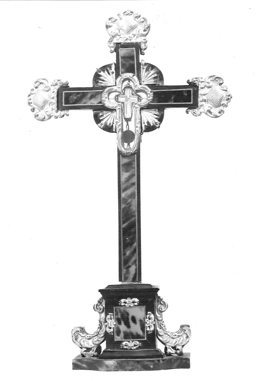 stauroteca, opera isolata - ambito lombardo (fine/inizio secc. XVII/ XVIII)