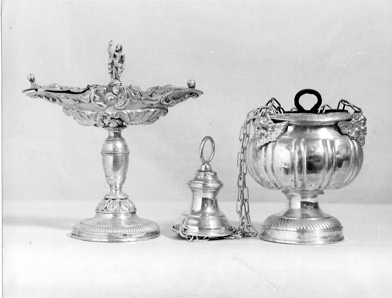 navicella portaincenso, opera isolata - bottega lombarda (sec. XIX)