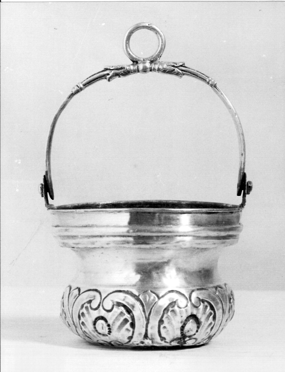 secchiello per l'acqua benedetta, opera isolata - bottega lombarda (sec. XIX)