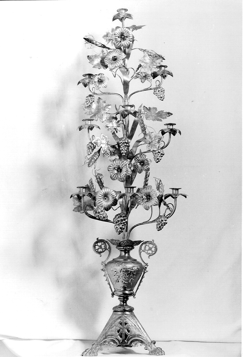 candelabro, serie - bottega lombarda (sec. XX)