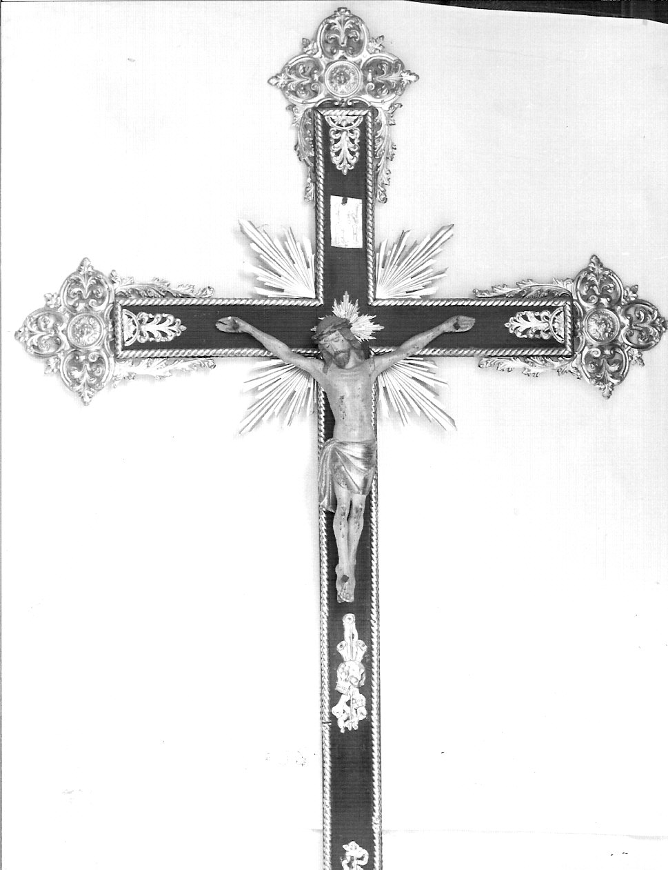 croce processionale, opera isolata - bottega lombarda (sec. XIX)