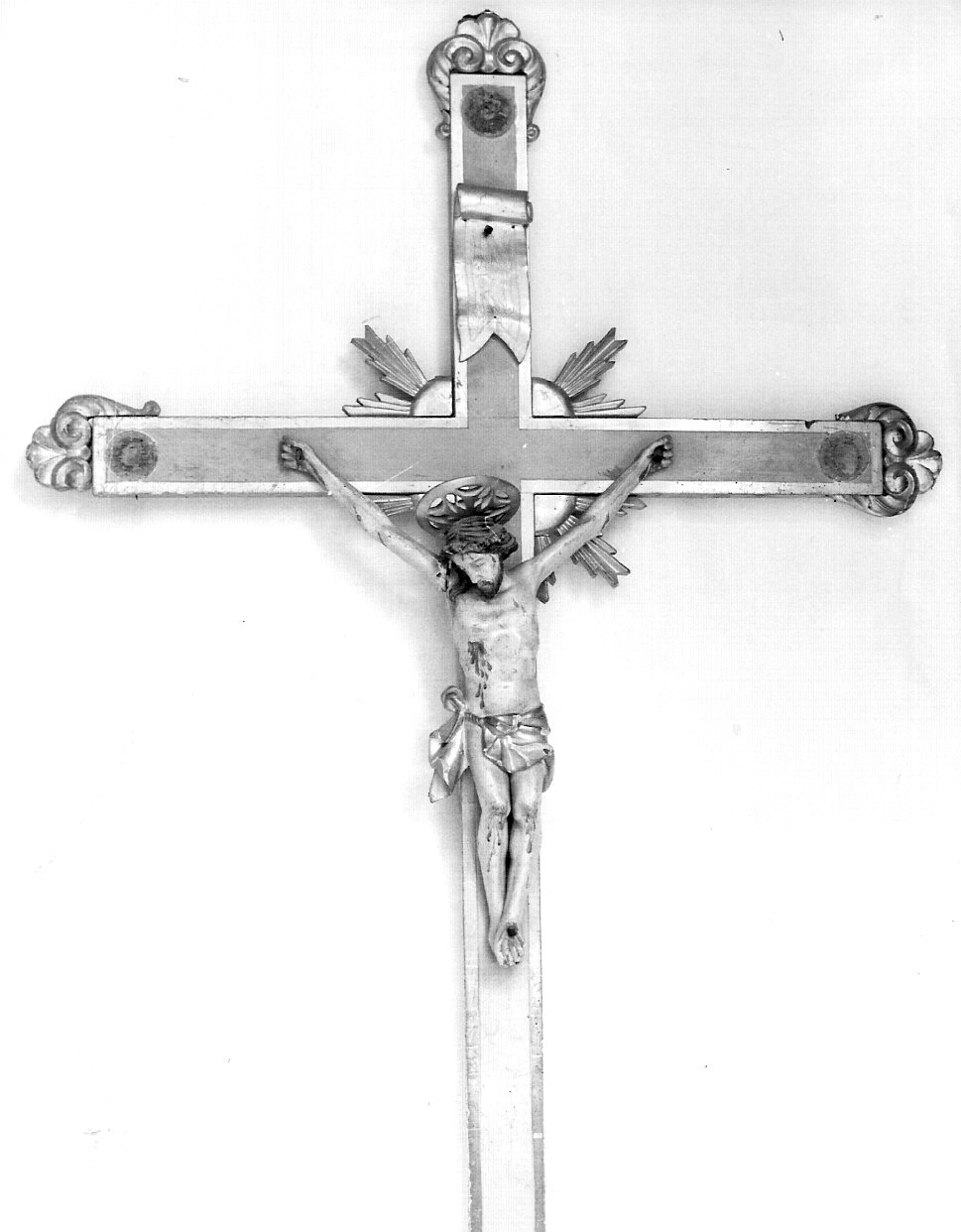 crocifisso, opera isolata - bottega lombarda (sec. XIX)