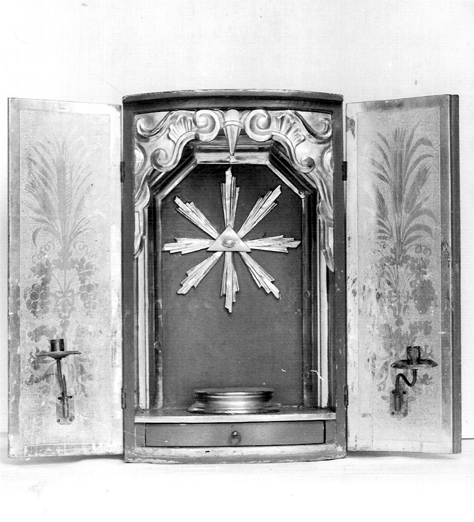 tabernacolo portatile, opera isolata - bottega lombarda (sec. XIX)