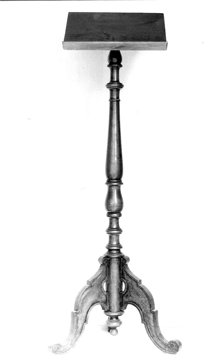 leggio a fusto, opera isolata - bottega lombarda (fine/inizio secc. XIX/ XX)