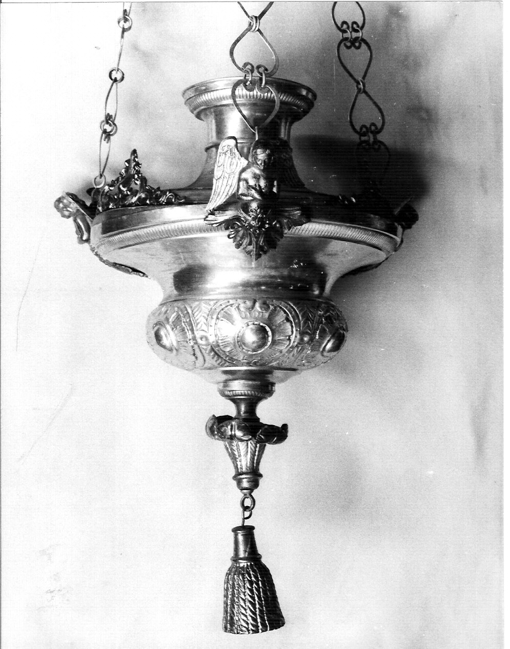 lampada pensile, serie - bottega lombarda (sec. XIX)