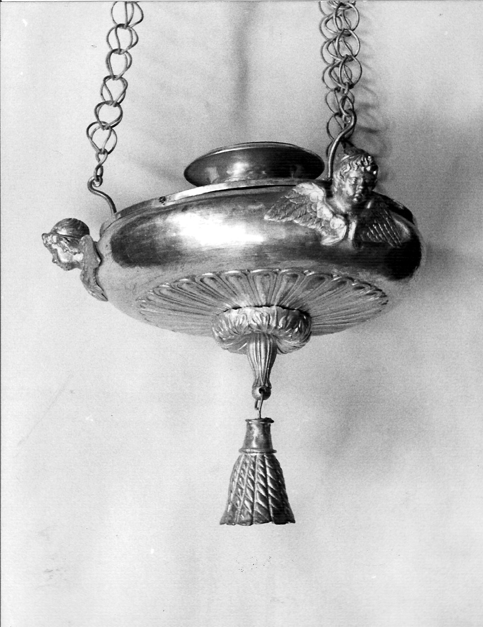 lampada pensile, coppia - bottega lombarda (sec. XIX)