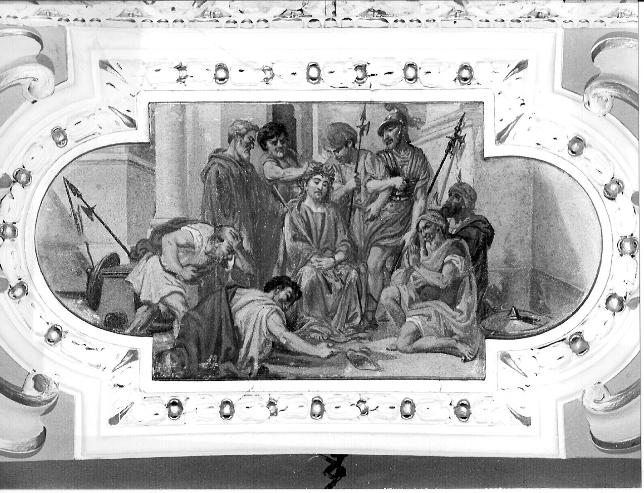 Cristo deriso (decorazione pittorica, elemento d'insieme) di Radice Casimiro (sec. XIX)