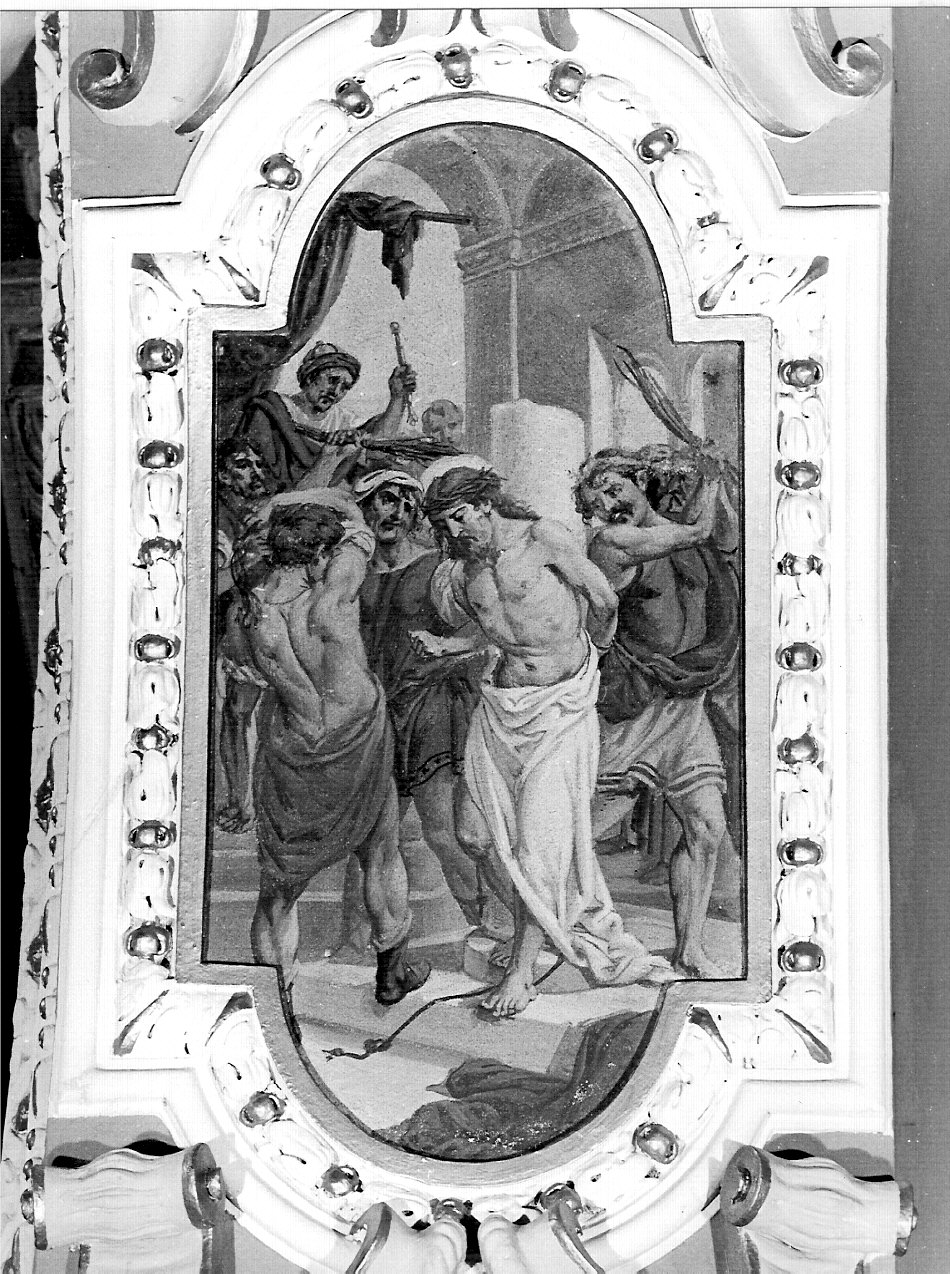Cristo alla colonna (decorazione pittorica, elemento d'insieme) di Radice Casimiro (sec. XIX)