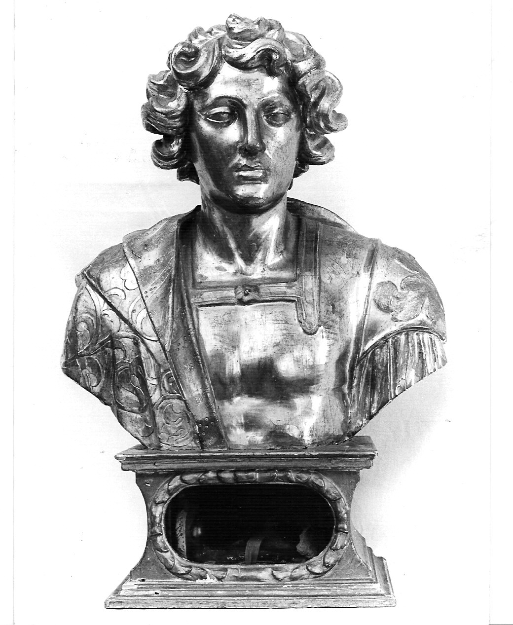 reliquiario - a busto, opera isolata - bottega lombarda (sec. XVIII)