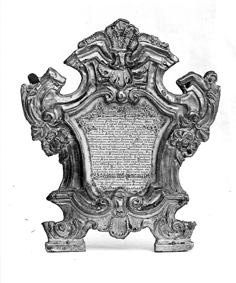 cartagloria, opera isolata - bottega lombarda (sec. XVIII)