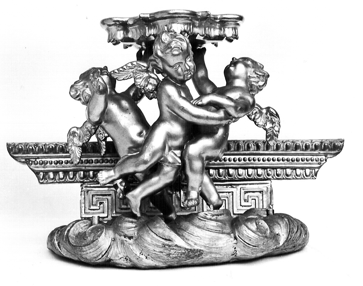 tronetto per esposizione eucaristica, opera isolata - bottega lombarda (sec. XIX)