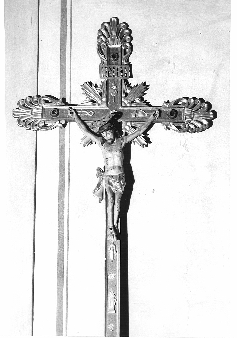 croce processionale, opera isolata - manifattura comasca (prima metà sec. XIX)