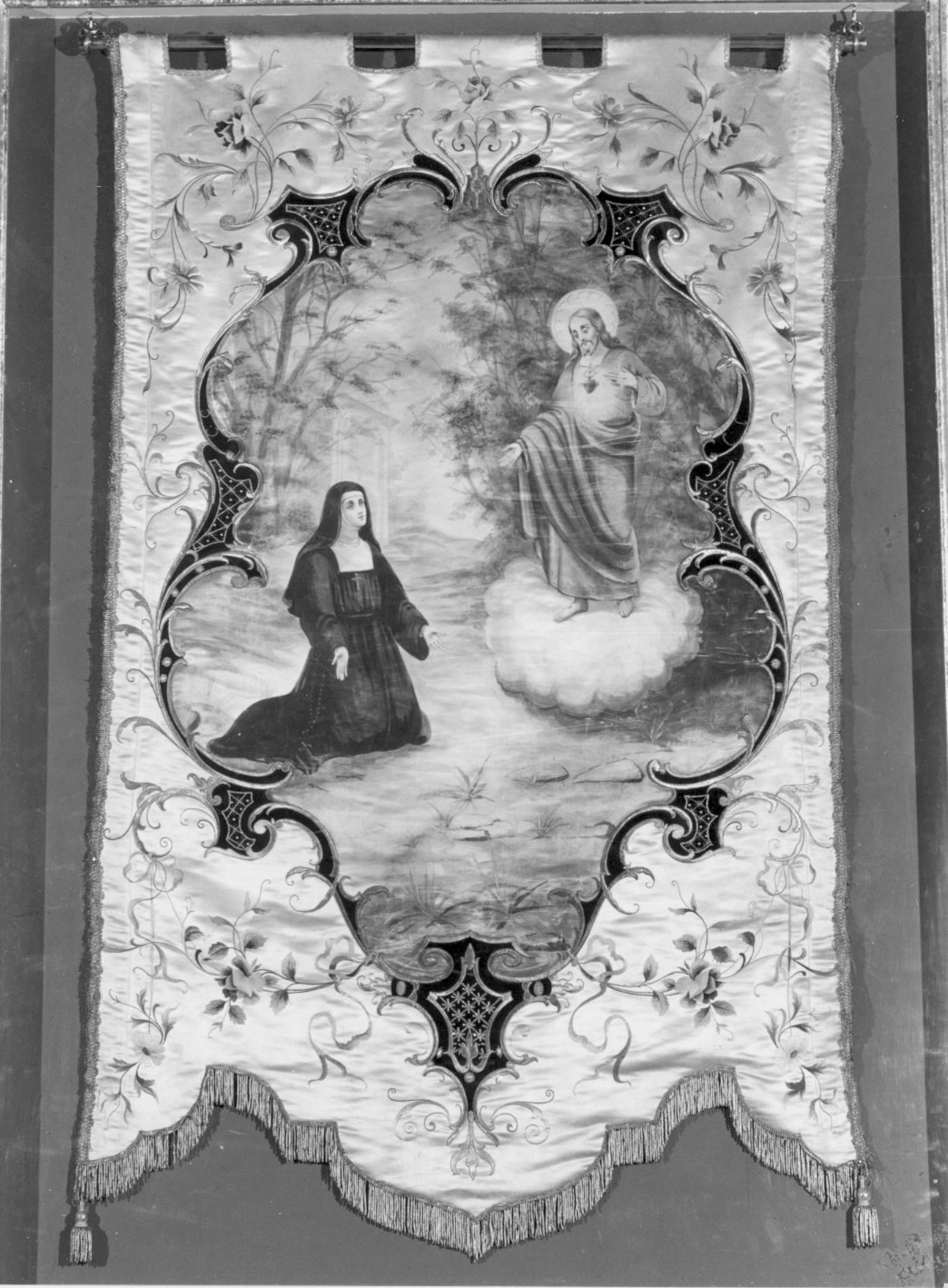 Santa Teresa (stendardo processionale) - ambito lombardo, manifattura lombarda (inizio sec. XX)