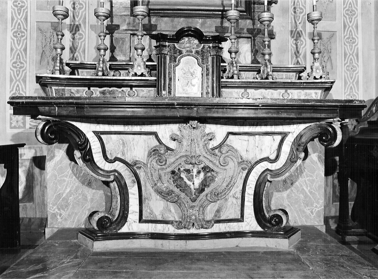 altare, opera isolata - bottega lombarda (sec. XVIII)