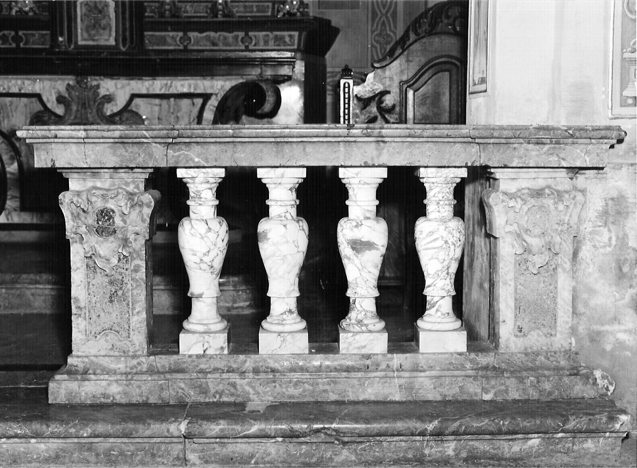 balaustrata, opera isolata - bottega lombarda (sec. XVIII)