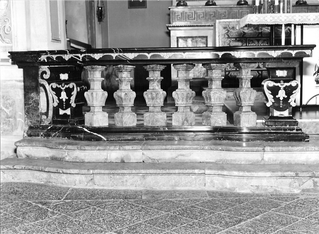 balaustrata, opera isolata - bottega lombarda (sec. XVIII)