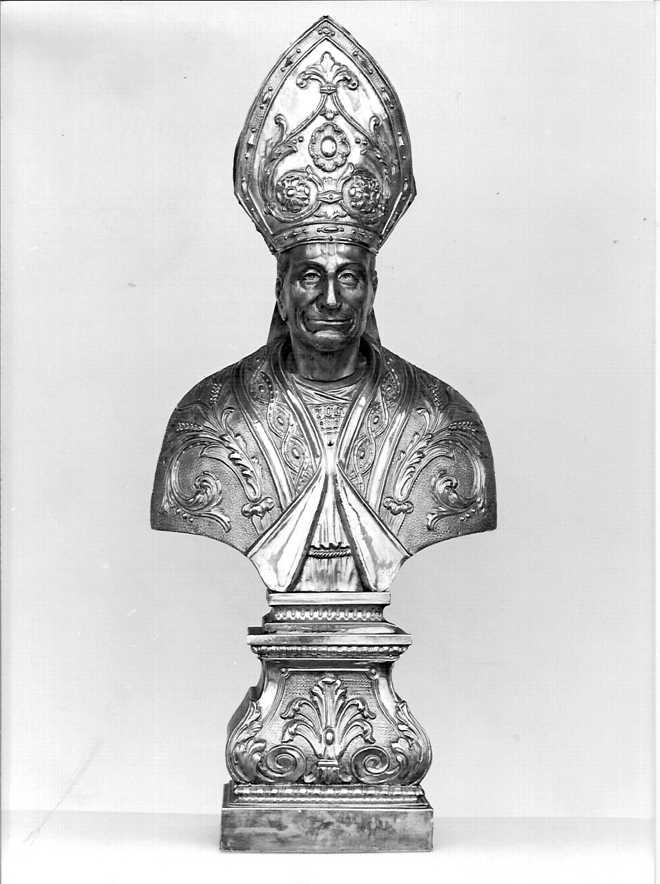 reliquiario - a busto, opera isolata - bottega lombarda (prima metà sec. XIX)