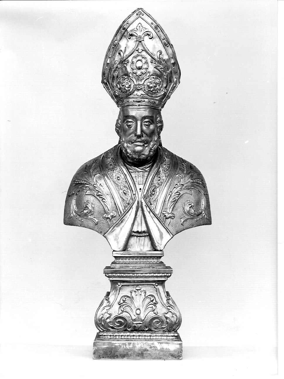 reliquiario - a busto, opera isolata - bottega lombarda (prima metà sec. XIX)