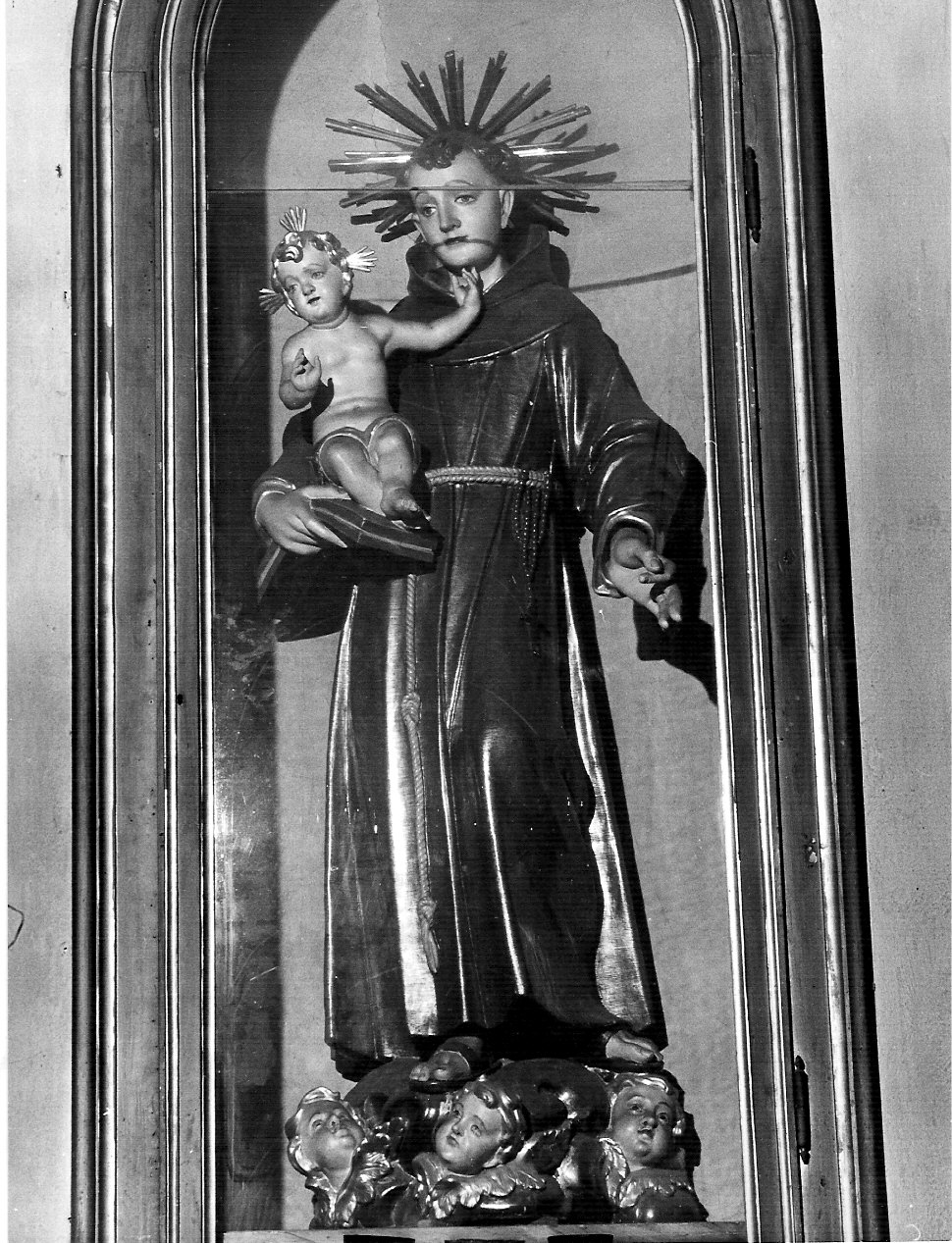 Sant'Antonio da Padova (statua, opera isolata) - bottega lombarda (sec. XVIII)