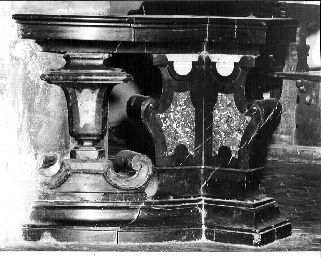 balaustrata, opera isolata - bottega lombarda (prima metà sec. XVIII)