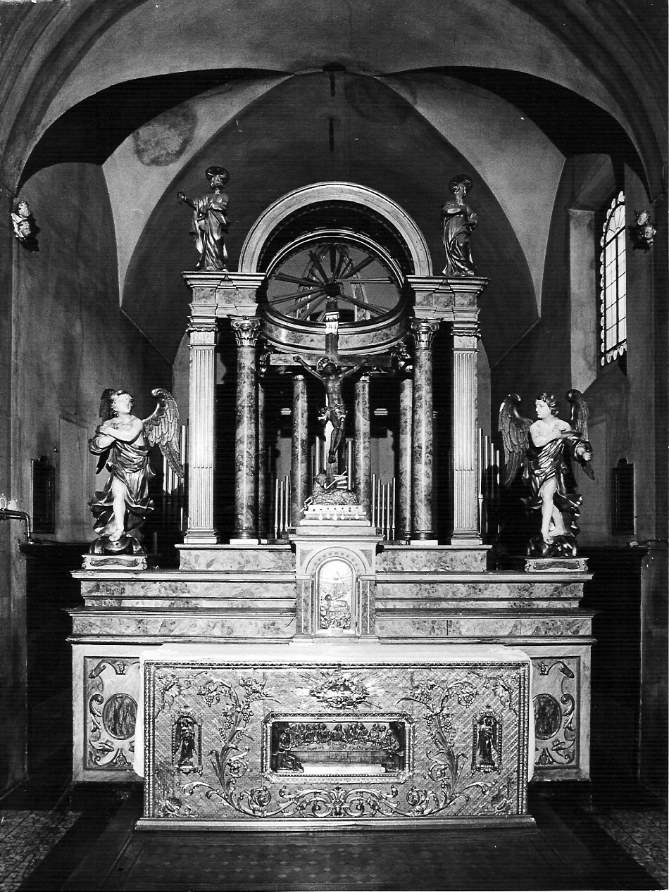 altare maggiore, opera isolata - bottega lombarda (prima metà sec. XIX)