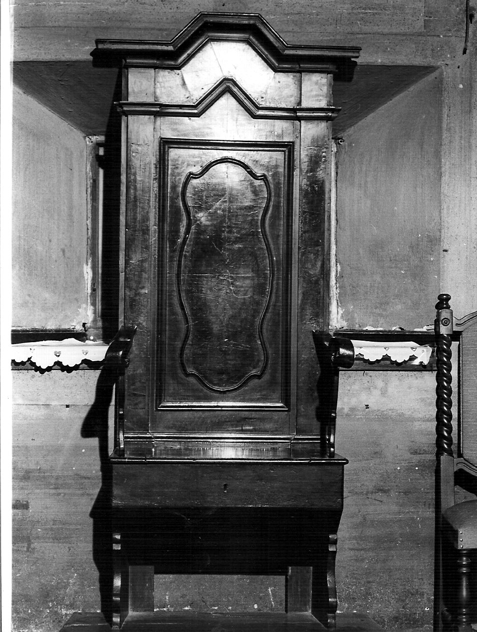 seggiolone, opera isolata - bottega lombarda (sec. XIX)