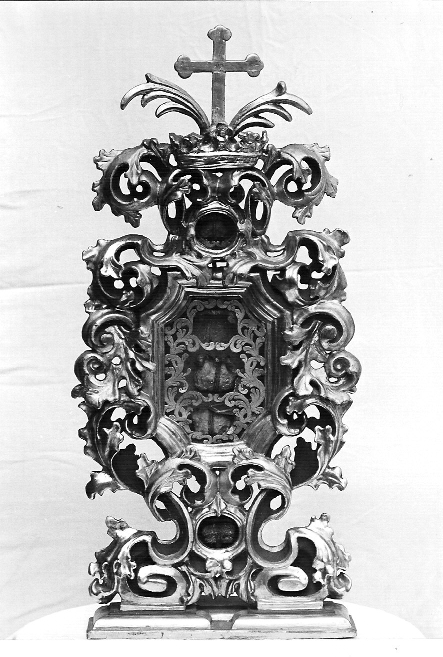 reliquiario - a ostensorio, serie - bottega lombarda (fine sec. XVII)