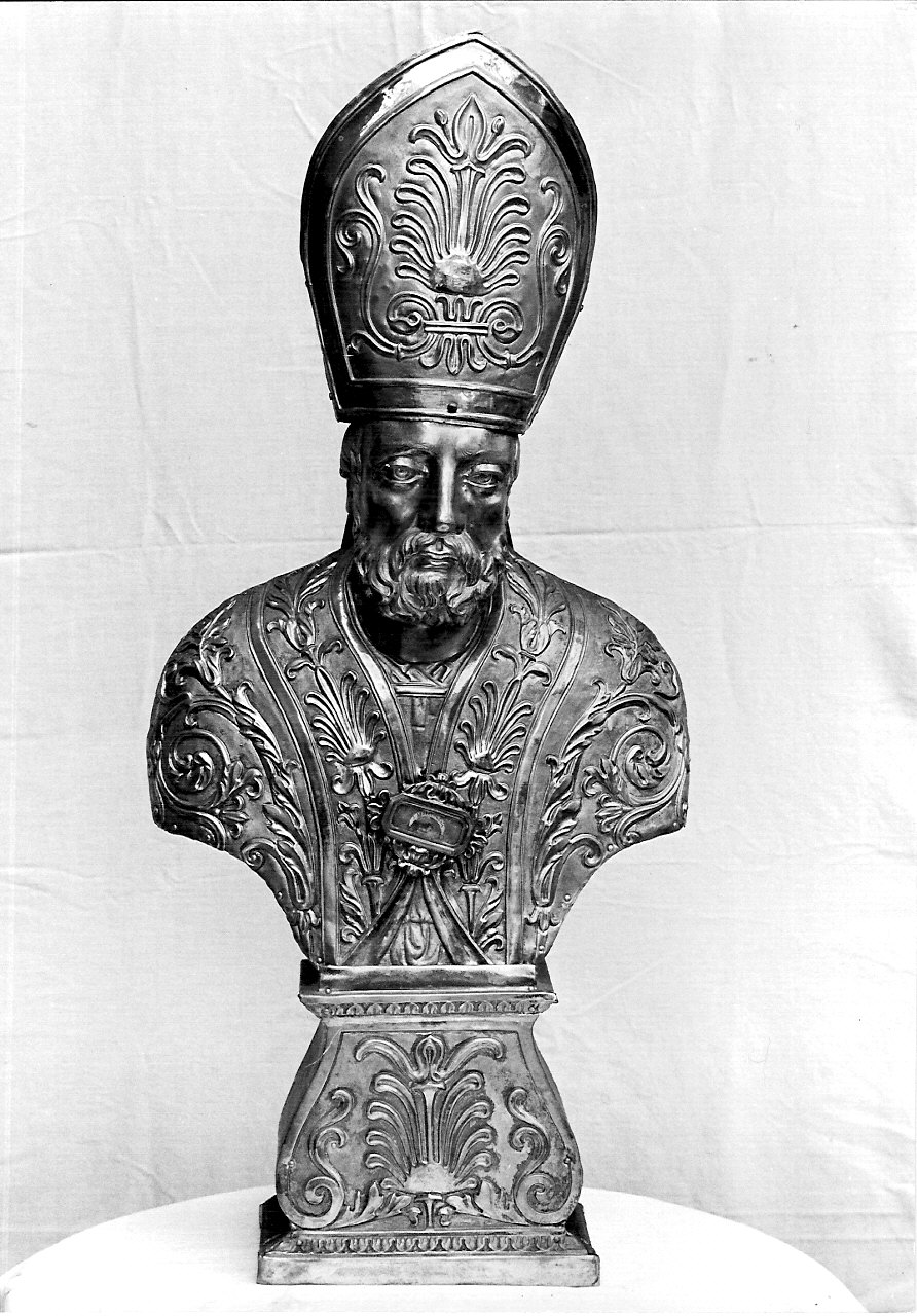 San Materno (reliquiario - a busto, opera isolata) - bottega lombarda (sec. XIX)