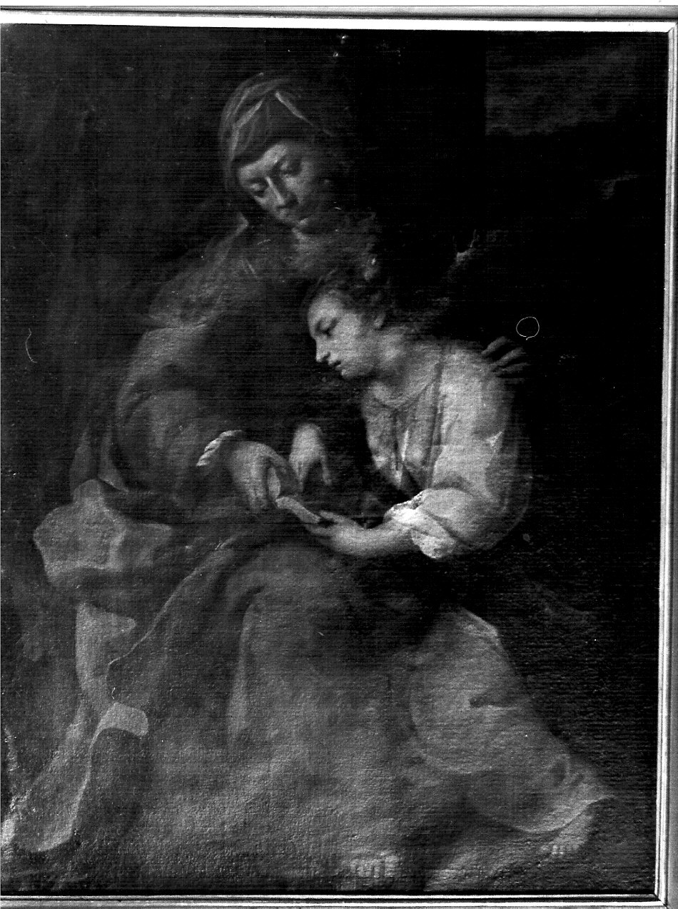 educazione di Maria Vergine (dipinto, opera isolata) di Nuvolone Carlo Francesco (attribuito) (metà sec. XVII)