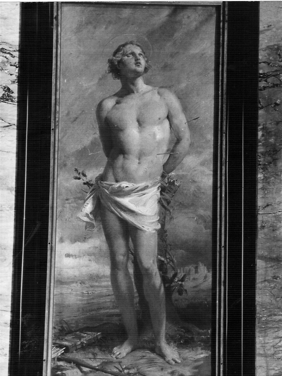 San Sebastiano (dipinto, opera isolata) di Pogliaghi Lodovico (sec. XX)