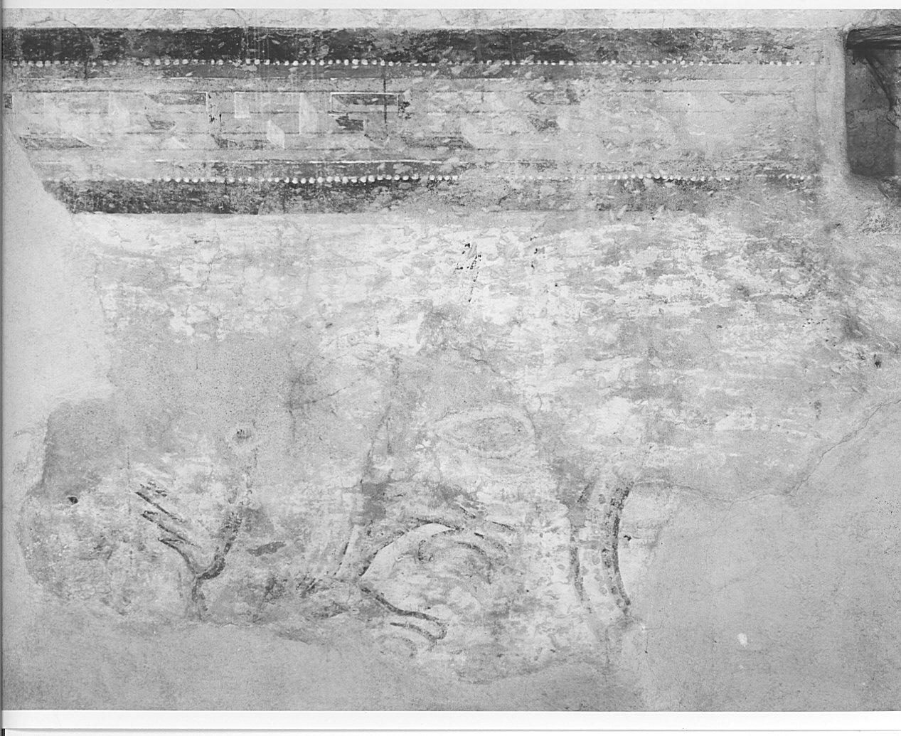 animali (dipinto, frammento) - ambito lombardo (prima metà sec. XI)