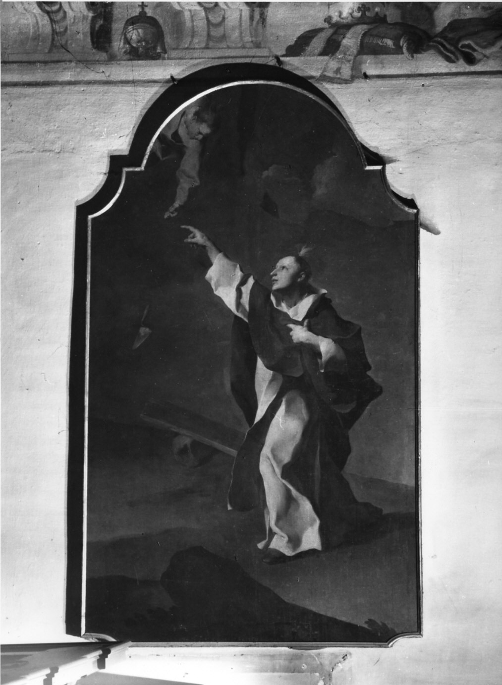 Miracolo di San Vincenzo Ferreri (dipinto, opera isolata) di Petrini Giuseppe Antonio (metà sec. XVIII)