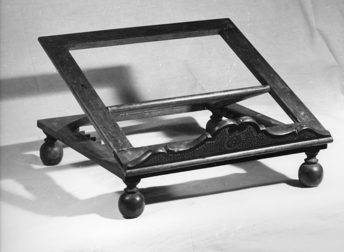 leggio da tavolo - pieghevole, opera isolata - bottega italiana (seconda metà sec. XIX)