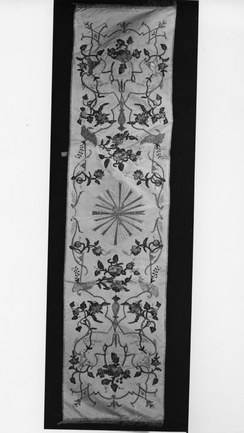 velo omerale, opera isolata - manifattura lombarda (prima metà sec. XVIII)